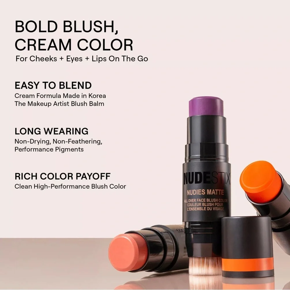 NUDESTIX Picante Nudies Matte All Over Face Blush Color